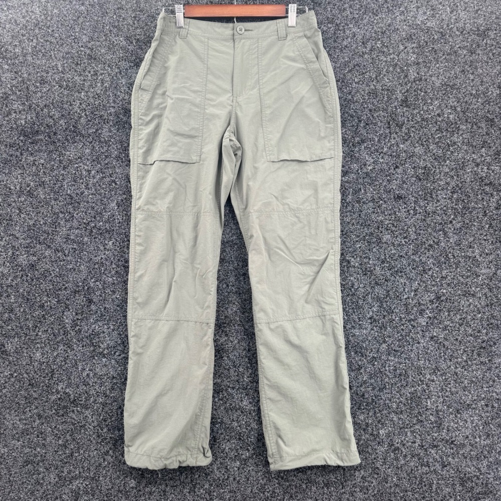 REI Co-op Sahara Mens 32x32 Nylon Hiking Pants Sage Green Straight Leg Outdoor